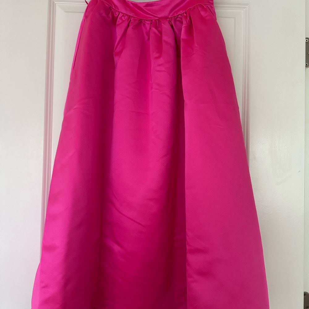 AKIRA Pink Maxi A-Line Pleated Skirt